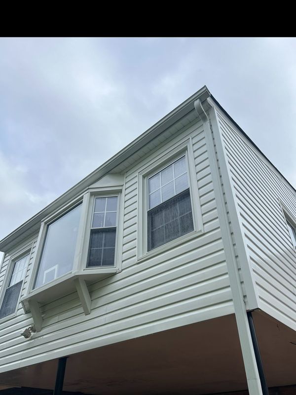 Property exterior after cleaning